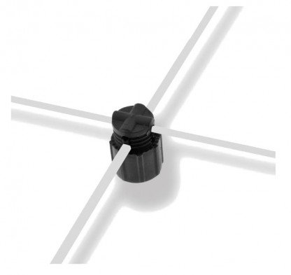 Tvär stopp för tråd glidning Ø1,5mm till Ø2,5mm, 30x35mm pris/100st