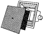 Filteringssystem 45x45 cm, höjd 40cm