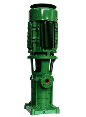 Pump vertical flerstegspump med elmotor  HVU50/2C, 15kW 28,8 till 86m3/h 79m 400V 50Hz