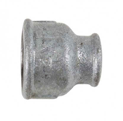 Rörkoppling galvaniserade muff med förminskning R40/1½" x R15/½"