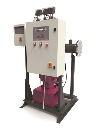Pumpenhet BT Safety för brandbekämpning med 90kW elmotor och 1,5kW serverpump