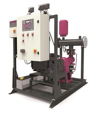 Pumpenhet BT Safety för brandbekämpning med 24kW dieselmotor och 1,1kW serverpump