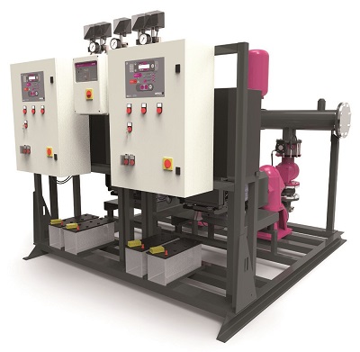 Pumpenhet BT Safety för brandbekämpning med 17kW dieselmotor och 0,75kW serverpump
