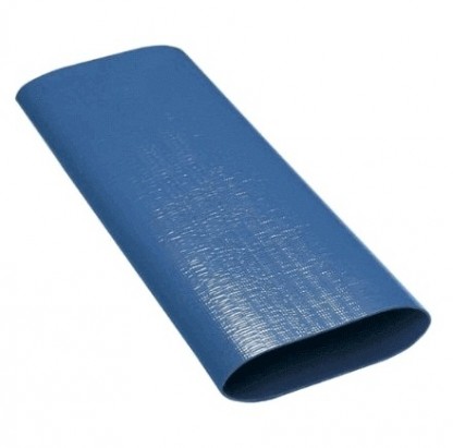 Flatslang av PVC blå Ø41mm till Ø155mm, 50m rullar