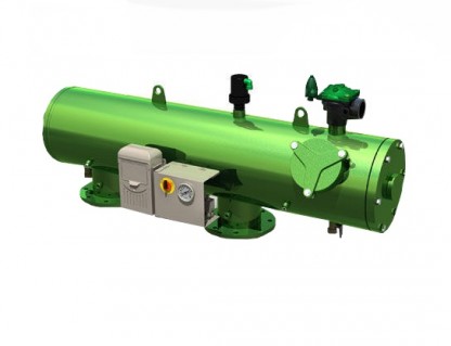 Filter automatisk för hydraulisk drift i parallell typ F3200 serie Ø50mm, 130mikron, BSTD anslutning, AC/DC kontroller