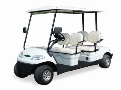 Golfbil 4 personer 25/45Km 48V 4kW ger körsträcka 100Km/laddning 3160x1200x1880 mm