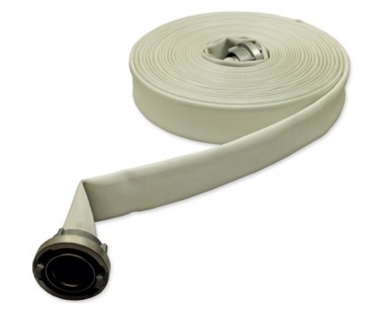 Brandslang med storz kopplingar Vit Ø102mm längd 15m