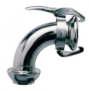 Böj 90° KRKB Ø133 mm, galvaniserat stål