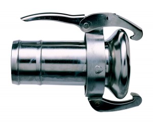 Honkoppling KMS med slangsockel Ø76x73,6 mm, Galvaniserat stål