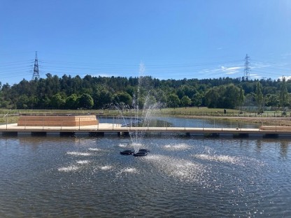 Fontän i Fittja kommun