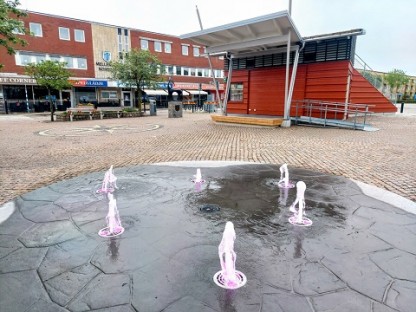 Fontän i Mellerud kommun