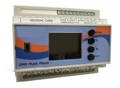 Fontän DMX musikspelare, 105x86x60 mm