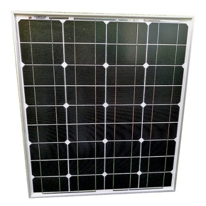 Solpanel för batteriuppladdning med aluminiumkant och härdat glas, 160W 12V
