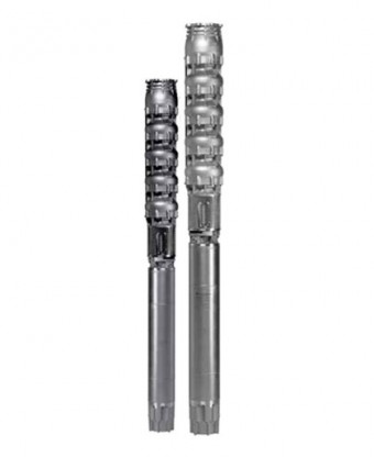 Pumpar borrhålspumpar elektriska 12"/305mm  i AISI 316 rostfritt stål